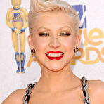 Pic of Christina Aguilera sexy at MTV Movie Awards stage and redcarpet