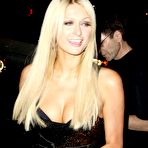 Pic of Paris Hilton with her sister Nicky paparazzi shots, shows legs and cleavage