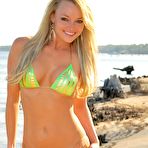 Pic of Bikini Blonde At The Beach