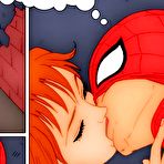 Pic of Mary Jane is penetrated by Electro and got face load  \\ Online Super Heroes \\