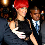 Pic of Rihanna without bra under semi-tranparent top
