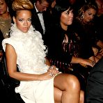Pic of Rihanna shows her tits through transparent dress at Grammy Awards after party