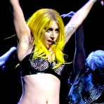 Pic of Lady Gaga sexy performs at Wachovia Center stage in Philadelphia