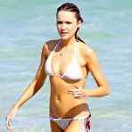 Pic of Katrina Bowden sexy in bikini on the beach paparazzi shots
