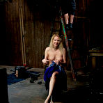 Pic of SexPreviews - Rain Degre blonde babe gets bound boxed and machine fucked