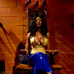Pic of SexPreviews - Nyomi Banxxx ebony goddess strapon fucks and wrestles down bound slaveboy