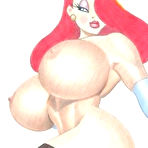 Pic of Jessica Rabbit showing breasts - VipFamousToons.com