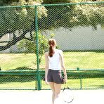 Pic of Erika FTV - Erika FTV strips her tennis dress outdoors on the court and shows her tight ass.
