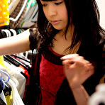 Pic of Yuuri Shiina Asian in corset and fishnets loves changing clothes
