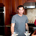 Pic of Zoey Holloway seduces one of her son's friends in the kitchen