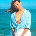 Pic of Young Sophie Marceau sexy and braless mag scans
