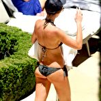 Pic of Abigail Clancy cameltoe and cleavage poolside