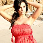 Pic of Hotty Stop / Denise Milani Red Dress