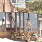 Pic of Avril Lavigne nipple slip at Malibu beach paparazzi shots