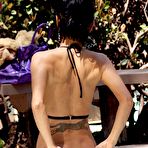 Pic of Bai Ling sexy swimsuit in a hot tub in Hollywood