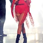 Pic of Cheryl Tweedy sexy pefroms in red on the bbc stage