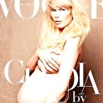 Pic of Claudia Schiffer posing pregnant sexy photoshoot