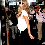 Pic of Elle MacPherson titslip at Britains Next Top Model launch party