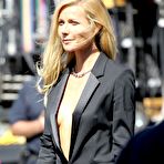 Pic of Gwyneth Paltrow braless under Hugo Boss jacket