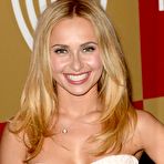 Pic of Hayden Panettiere posing in white night dress