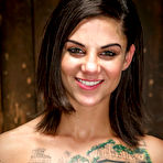 Pic of SexPreviews - Bonnie Rotten tattoo babe is bound with straps and made to squirt and orgasm