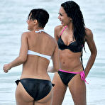 Pic of Sugababes in bikini on the beach in Barbados candids