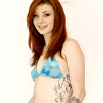 Pic of PinkFineArt | Sasha Pain Tattooed Denim from GlamourModelsGoneBad