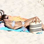 Pic of Olivia Palermo sunbathing without bra in St. Barths