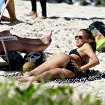 Pic of Fernanda de Freitas sunbathing braless in Prainha