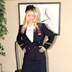 Pic of PinkFineArt | Stewardess In Stockings from Minnie and Mary