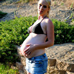 Pic of PinkFineArt | Pregnant Jean Shorts 25 from Pregnant Kristi