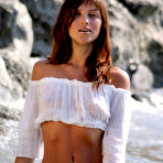 Pic of Sharon E - Sharon E strips her clothes off by the ocean and exposes her divine fuckable body.