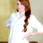 Pic of Lucy Ohara In A White Shirt And Panties