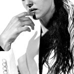 Pic of Monica Bellucci black-&-white sexy mag scans