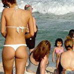 Pic of _Young teen boobs under sun! Hidden pleasures on the beach!