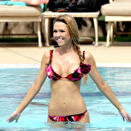 Pic of Adele Silva sexy in bikini poolside and beach candids