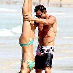 Pic of Ashley Hart sexy in bikini at Bondi Beach
