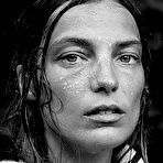 Pic of Daria Werbowy b-&-w sexy and see through images