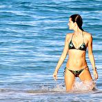 Pic of Alessandra Ambrosio in a bikini on a beach in St Barths