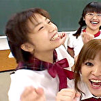 Pic of Japanese schoolgirl bukkake shower. VIPShower 4 from Waap starring Mai Haruna and Asuka Sawaguchi.
