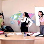 Pic of Gianna Michaels & Carmella Bing - Dirty busty principal in hard threesome action with Mrs Bing