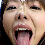 Pic of Bizarre Japanese Nose Hook Bukkake with Natuki Andou