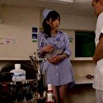 Pic of Kaede Fuyutsuki Asian nurse holds bottle :: JpNurse.com