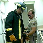Pic of CockOfTheLaw.com - the best in gay uniform videos. Huge, hairy, hunky cops getting it on with convicts and colleagues!