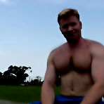 Pic of muscle male pecs www.HotMuscleDudes.com 