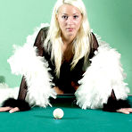 Pic of Alex - Pool Table Pussy Spreading