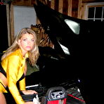 Pic of Vicky Vette in her Corvette