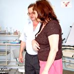 Pic of Elder mom Katerina gets naked at gyno office for deviated medic