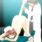 Pic of Bondanime.com - Hentai nurse gets ass injection with honey and assfucked by doctor  
