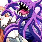 Pic of Bondanime.com - Busty hentai girls gets hard groupfucked tentacles and monsters 